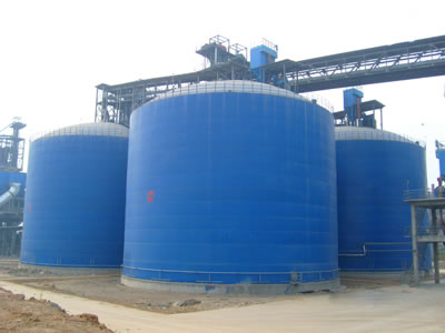 新华水泥钢板库改造