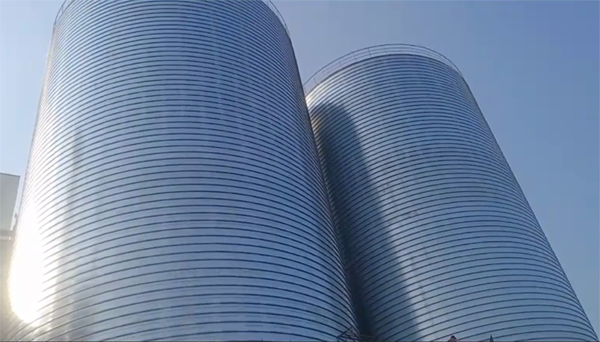 新华2座混凝土高架卷板仓